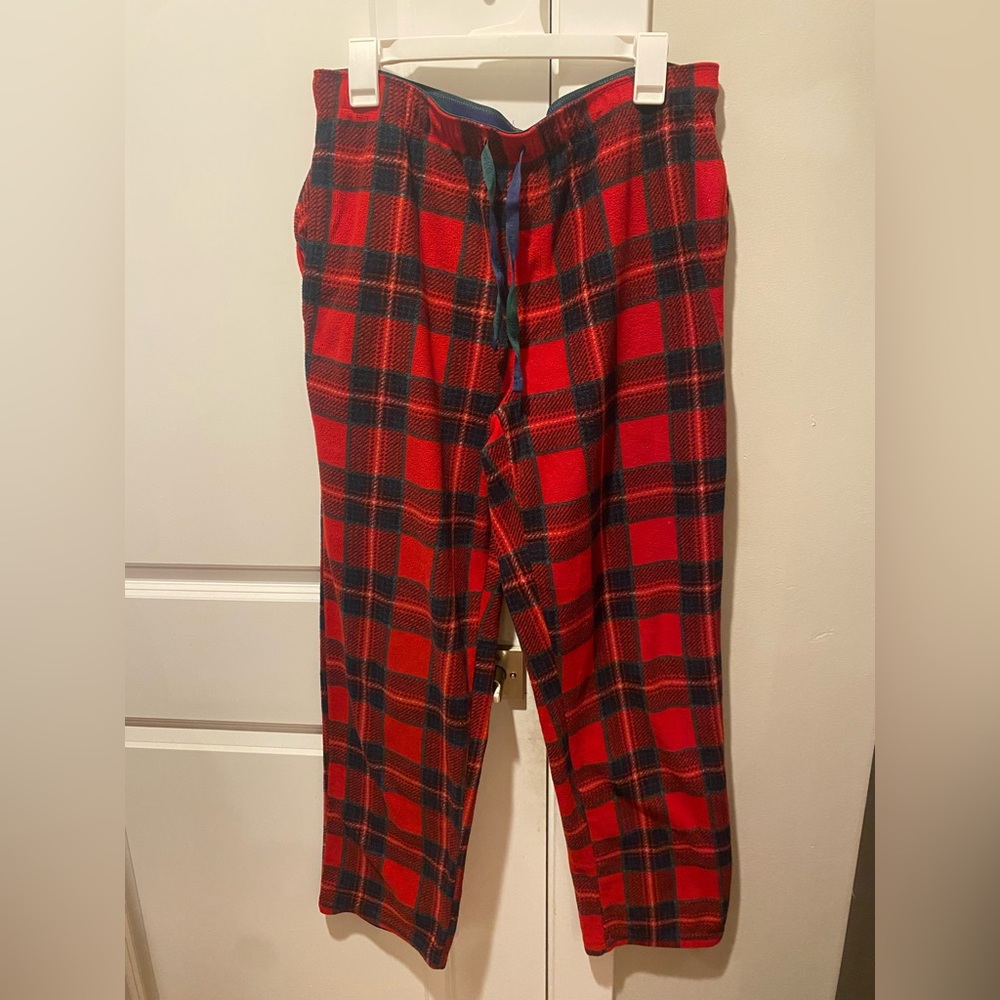 Aeropostale Plaid Sleepwear Pants Red Blue Green- Large